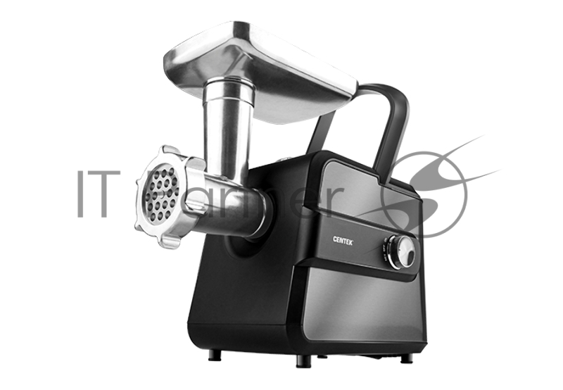 Мясорубка Centek CT-1623 <2000 Bт> 2 кг/мин, реверс, стальной коннектор, 2 диска, 2 насадки