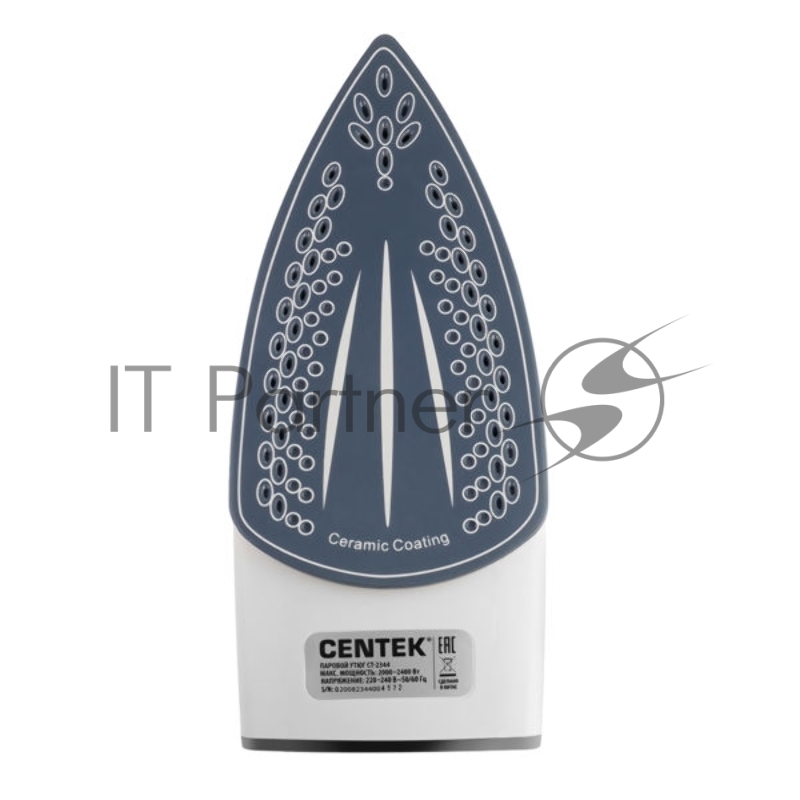 Утюг Centek CT-2344 VIOLET 2400Вт, керамическая подошва, мощный паровой удар, самоочистка, 330мл