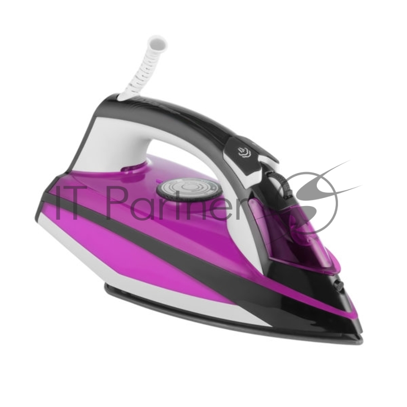 Утюг Centek CT-2344 VIOLET 2400Вт, керамическая подошва, мощный паровой удар, самоочистка, 330мл