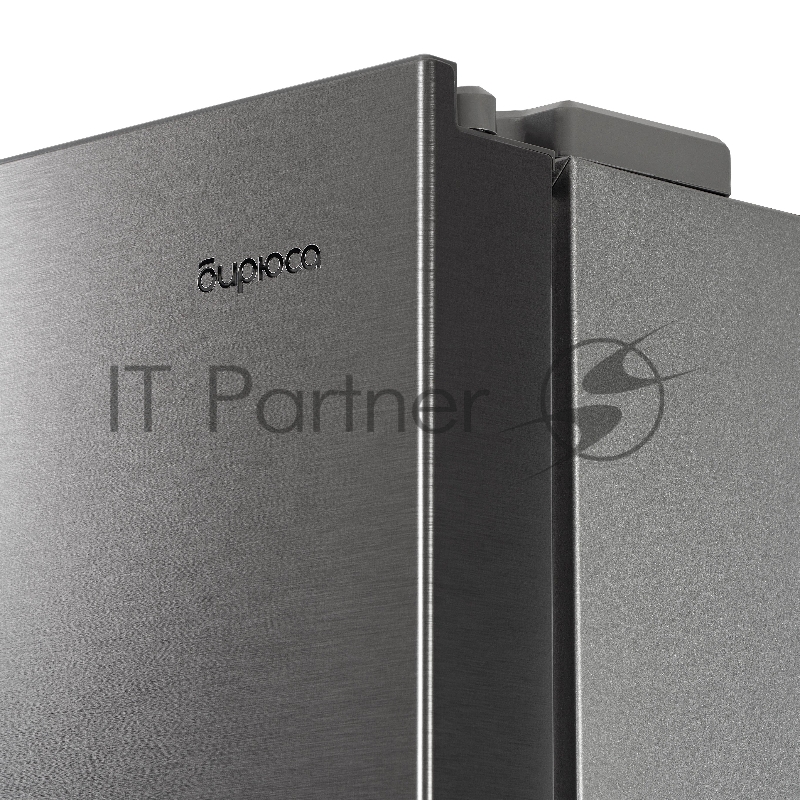 Холодильник BIRYUSA CD 405 DI темная нержавеющая сталь двухкамерный 289/130л морозилка снизу Side by Side