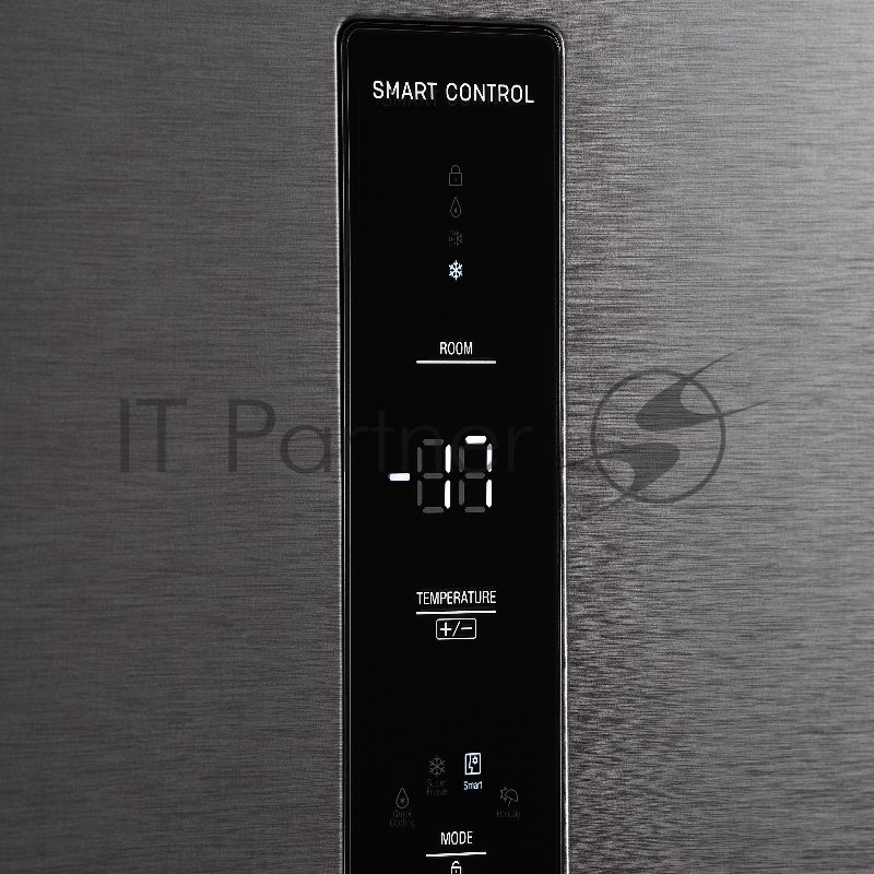 Холодильник BIRYUSA CD 405 DI темная нержавеющая сталь двухкамерный 289/130л морозилка снизу Side by Side