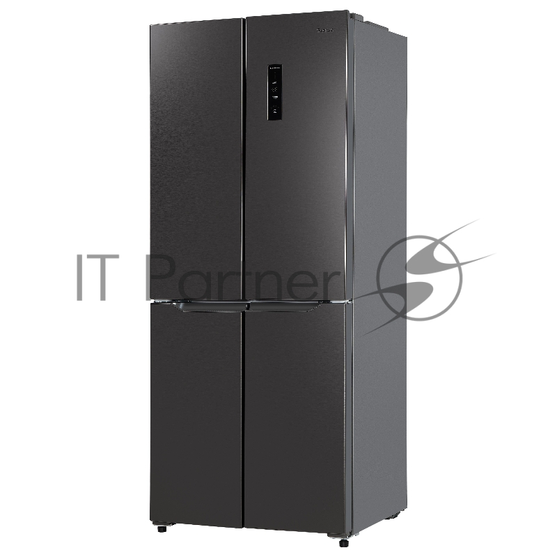 Холодильник BIRYUSA CD 405 DI темная нержавеющая сталь двухкамерный 289/130л морозилка снизу Side by Side