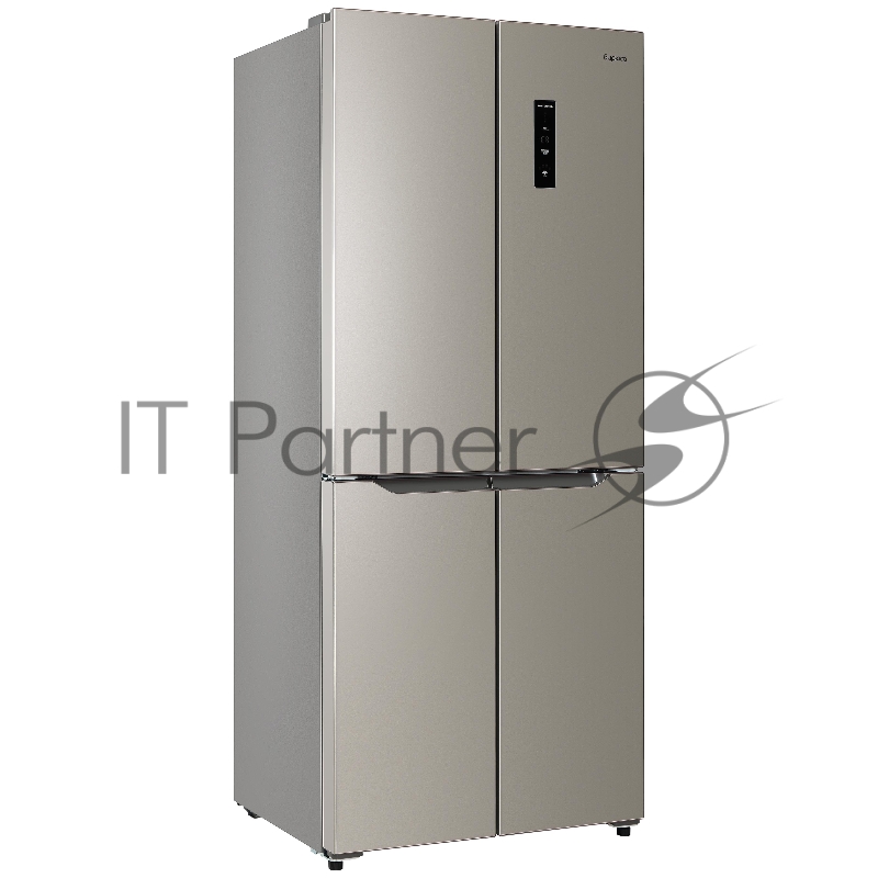 Холодильник BIRYUSA CD 405 I нержавеющая сталь двухкамерный 289/130л морозилка снизу Side by Side