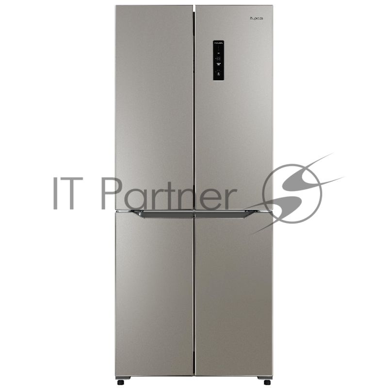 Холодильник BIRYUSA CD 405 I нержавеющая сталь двухкамерный 289/130л морозилка снизу Side by Side