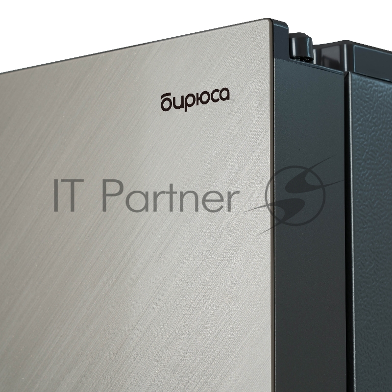 Холодильник BIRYUSA CD 496 TGG цвет текстурированное бежевое стекло двухкамерный 334/162л морозилка снизу Side by Side