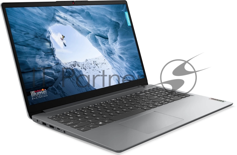 Ноутбук LENOVO IdeaPad 1 15IAU7 15.6 1920x1080/Intel Core i3-1215U/RAM 8Гб/SSD 256Гб/Intel UHD Graphics/ENG|RUS/Windows 11 Home серый 1.63 кг 82QD00DHUS_RU