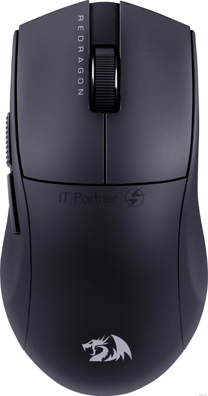 Мышь беспроводная Defender Redragon K1ng 4K Pro черный, 26000 dpi, радиоканал, Bluetooth, USB, кнопки - 5