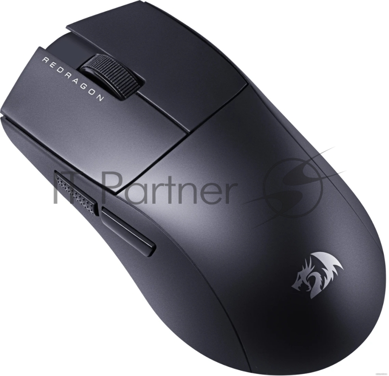 Мышь беспроводная Defender Redragon K1ng 4K Pro черный, 26000 dpi, радиоканал, Bluetooth, USB, кнопки - 5