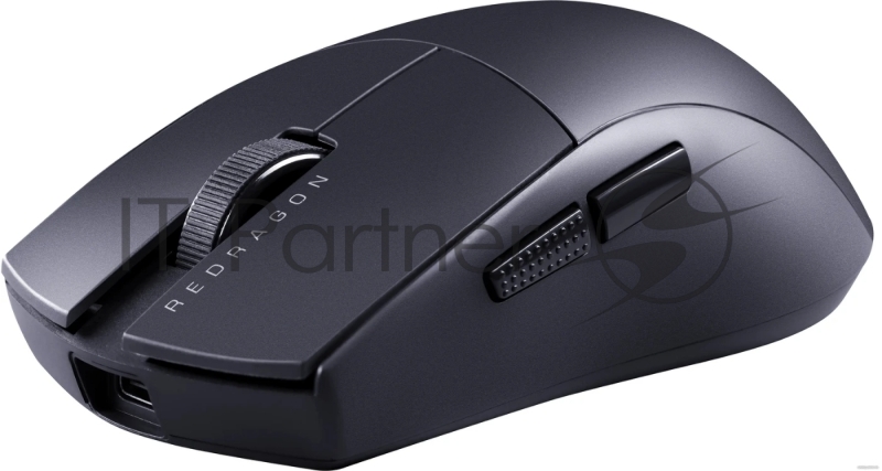 Мышь беспроводная Defender Redragon K1ng 4K Pro черный, 26000 dpi, радиоканал, Bluetooth, USB, кнопки - 5