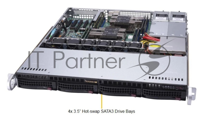 Платформа SuperMicro SYS-6019P-MTR 1G 2P 2x600W