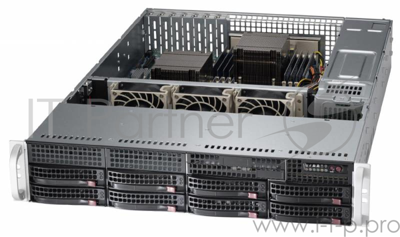 Платформа SuperMicro SYS-6028R-TDWNR x12 3.5 SSD C612 1G 2P 2x920W (SYS-6028R-TDWNR)