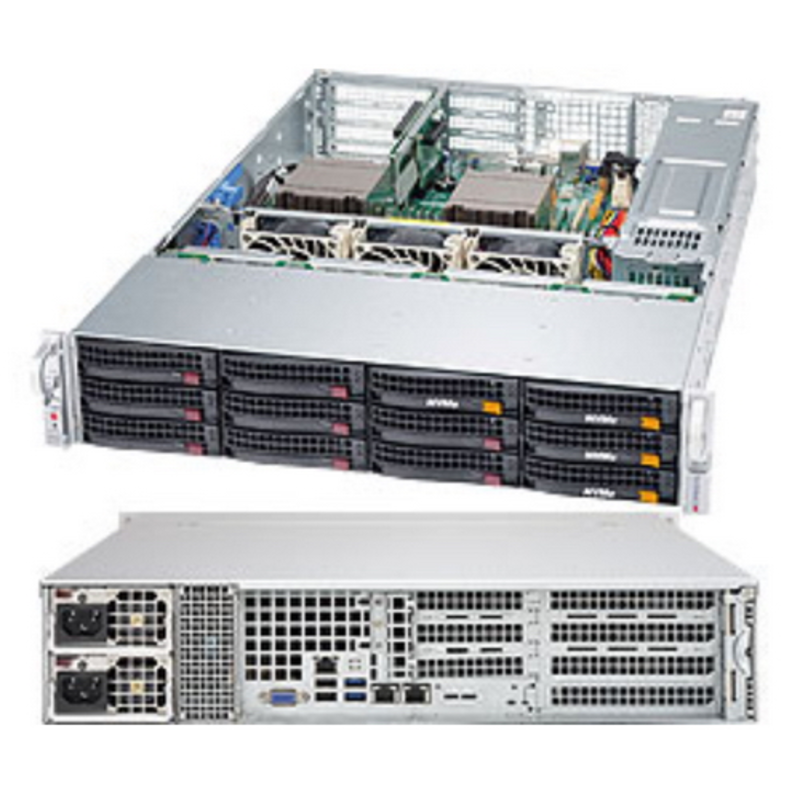 Платформа SuperMicro SYS-6028R-TDWNR x12 3.5 SSD C612 1G 2P 2x920W (SYS-6028R-TDWNR)