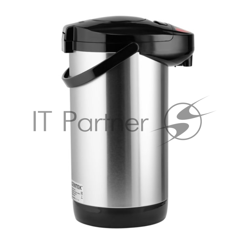 Термопот Centek CT-0080 (черный) 3л, 850Вт, 3 способа подачи воды, корпус из нержавеющей стали