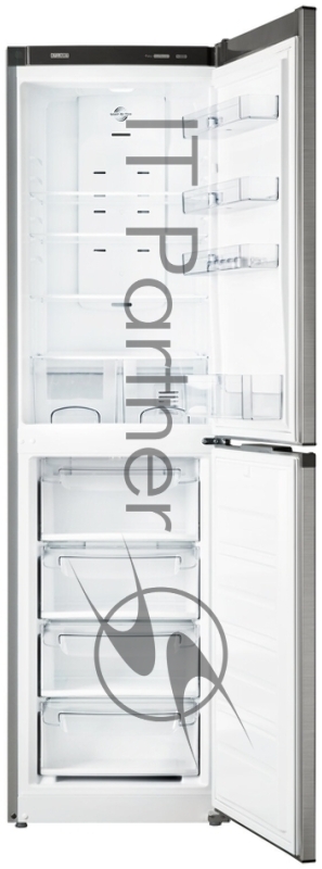 Холодильник Атлант ХМ-4426-049-ND нержавеющая сталь двухкамерный 247/85л морозилка снизу