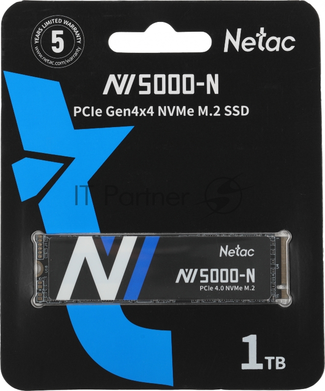 Накопитель SSD Netac 1TB M.2 2280 NV5000-N NVMe PCIe NT01NV5000N-1T0-E4X
