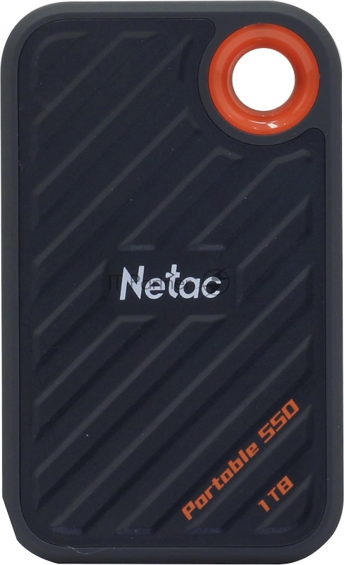 Накопитель SSD External Netac 1.0Tb ZX20 <NT01ZX20-001T-32BL> (USB3.2 Gen2 x2 Type C, up to 2000/1800MBs, 71.5x43.5x8mm, Plastic) Black