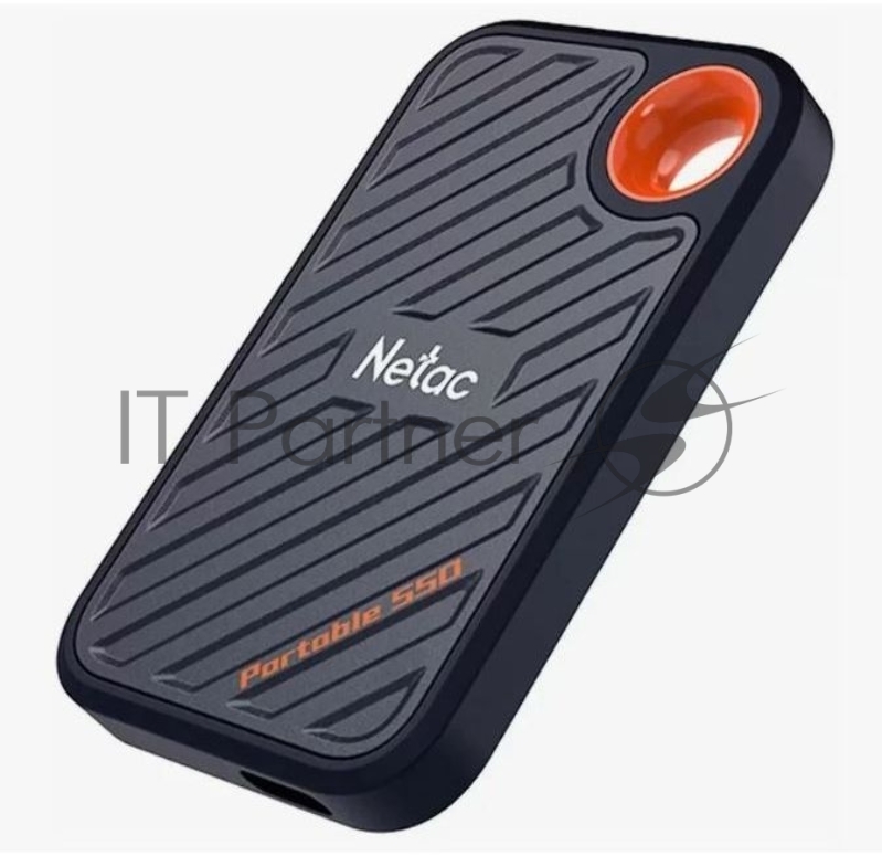 Накопитель SSD External Netac 1.0Tb ZX20 <NT01ZX20-001T-32BL> (USB3.2 Gen2 x2 Type C, up to 2000/1800MBs, 71.5x43.5x8mm, Plastic) Black