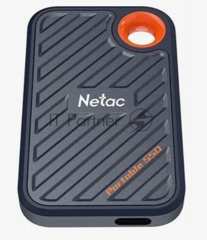 Накопитель SSD External Netac 1.0Tb ZX20 <NT01ZX20-001T-32BL> (USB3.2 Gen2 x2 Type C, up to 2000/1800MBs, 71.5x43.5x8mm, Plastic) Black