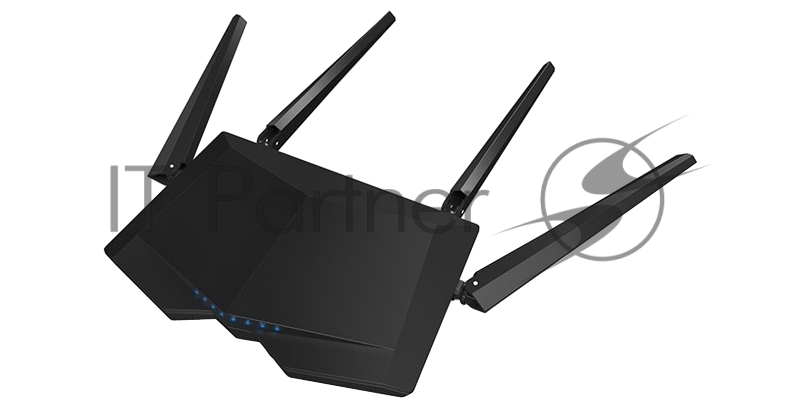 Маршрутизатор Tenda AC6 AC1200 Двухдиапазонный, Wi-Fi маршрутизатор, 4*5 дБи внешние антенны