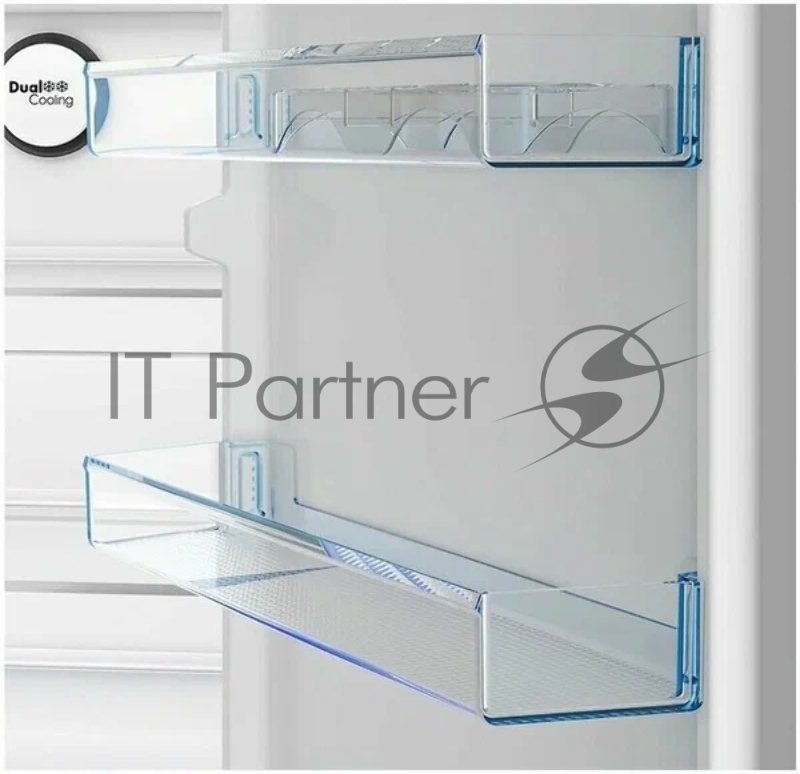 Холодильник BEKO B3RCNK362HG серый двухкамерный 220/100л морозилка снизу