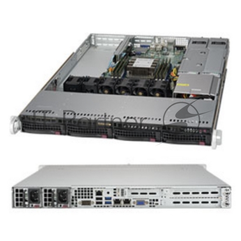 Платформа SuperMicro SYS-5019P-WTR 1G 2P 2x500W