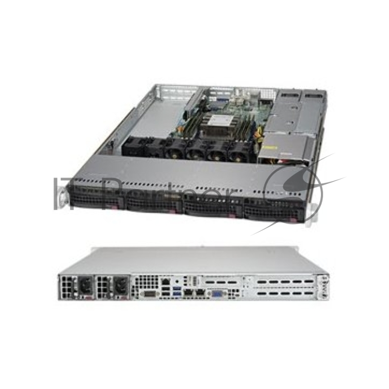Платформа SuperMicro SYS-5019P-WTR 1G 2P 2x500W