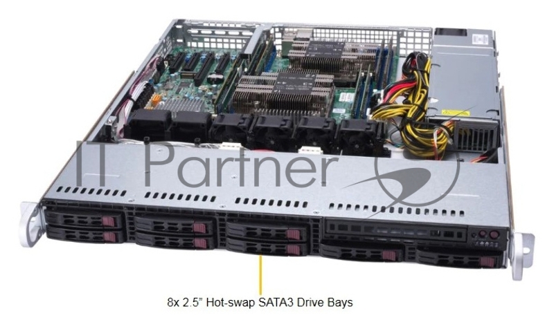 Платформа SuperMicro SYS-1029P-MT 2.5 C621 1G 2P 1x600W