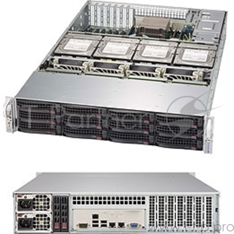 Платформа SuperMicro SSG-6029P-E1CR16T x16 LSI3108 10G 2P 2x1600W