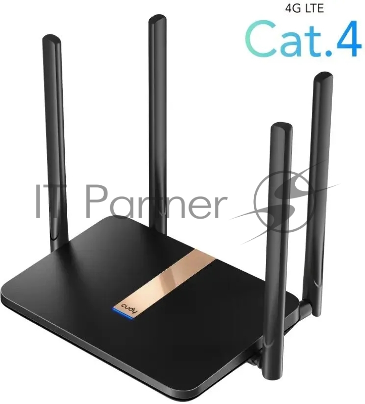 Маршрутизатор Cudy LT500D AC1200 Wi-Fi cat. 4 черный