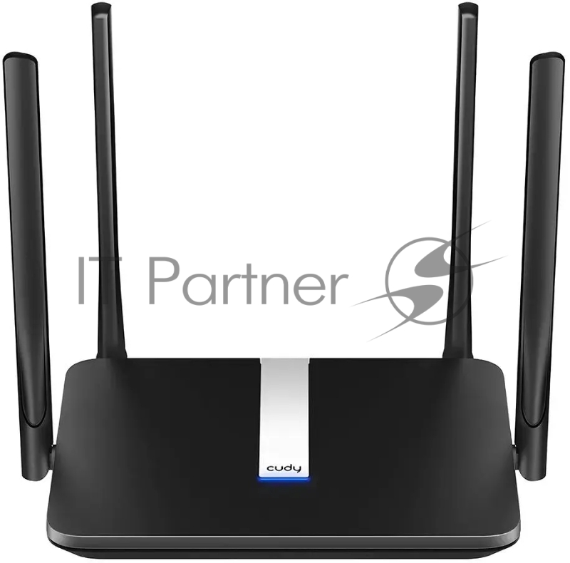 Роутер беспроводной Cudy LT500 AC1200 10/100BASE-TX/4G cat.4 черный
