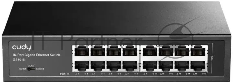 Коммутатор Cudy GS1016 (L2) 16x1Гбит/с неуправляемый