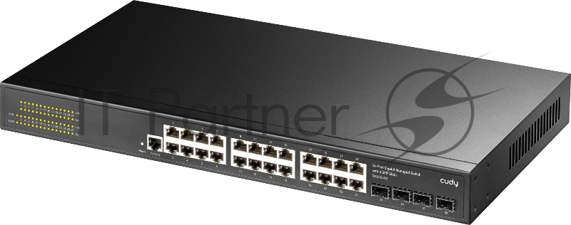 Коммутатор Cudy GS2024S2 (L2) 24x1Гбит/с 4SFP управляемый