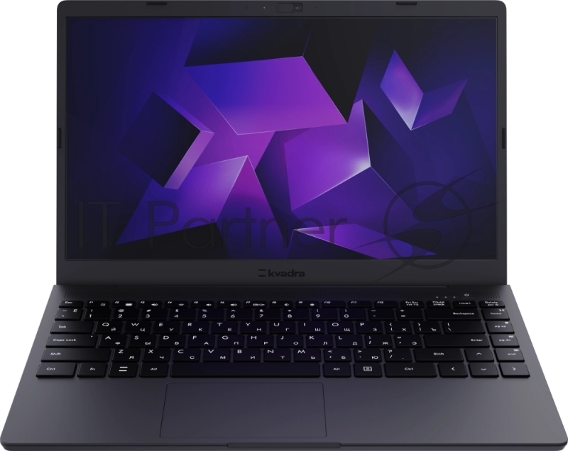 Ноутбук KVADRA NAU LE14U Core i5-1235U 1.3GHz,14,1 FHD (1920x1080) IPS,8Gb DDR4-3200(1), 256Gb SSD,55Wh,1.6kg,1YW,FHD Webcam,WiFi/BT, noOS, Графит, МПТ