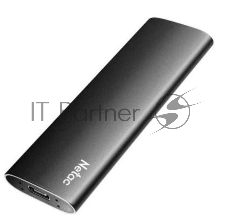 Внешний SSD накопитель Netac 128Gb Z SLIM <NT01ZSLIM-128G-32BK> (USB3.2, up to 520/480MBs, 100х29.5х9mm, Black)