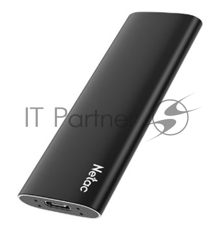 Внешний SSD накопитель Netac 128Gb Z SLIM <NT01ZSLIM-128G-32BK> (USB3.2, up to 520/480MBs, 100х29.5х9mm, Black)
