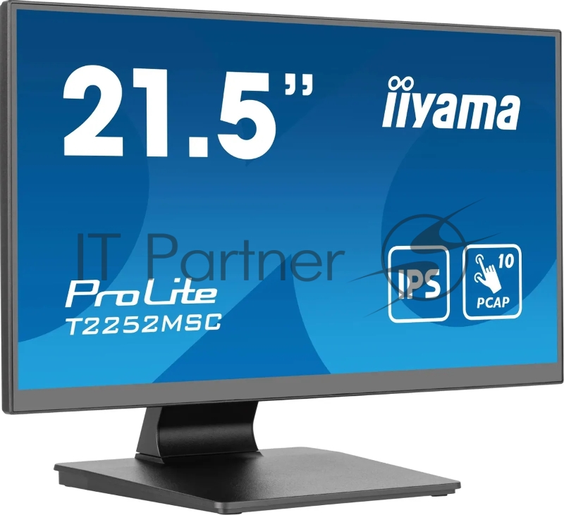 Монитор Iiyama 21.5 ProLite T2252MSC-B2 черный IPS LED 5ms 16:9 HDMI M/M глянцевая 250cd 178гр/178гр 1920x1080 60Hz DP FHD USB Touch 4.5кг