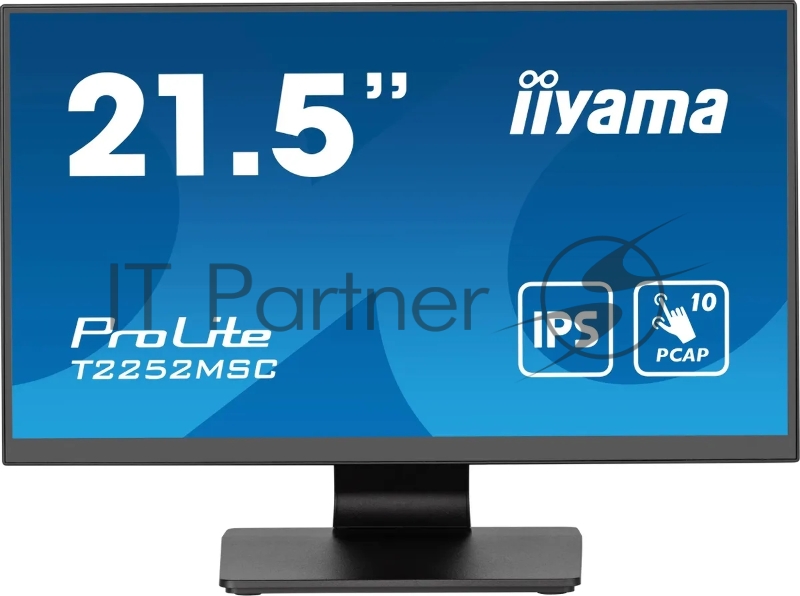 Монитор Iiyama 21.5 ProLite T2252MSC-B2 черный IPS LED 5ms 16:9 HDMI M/M глянцевая 250cd 178гр/178гр 1920x1080 60Hz DP FHD USB Touch 4.5кг