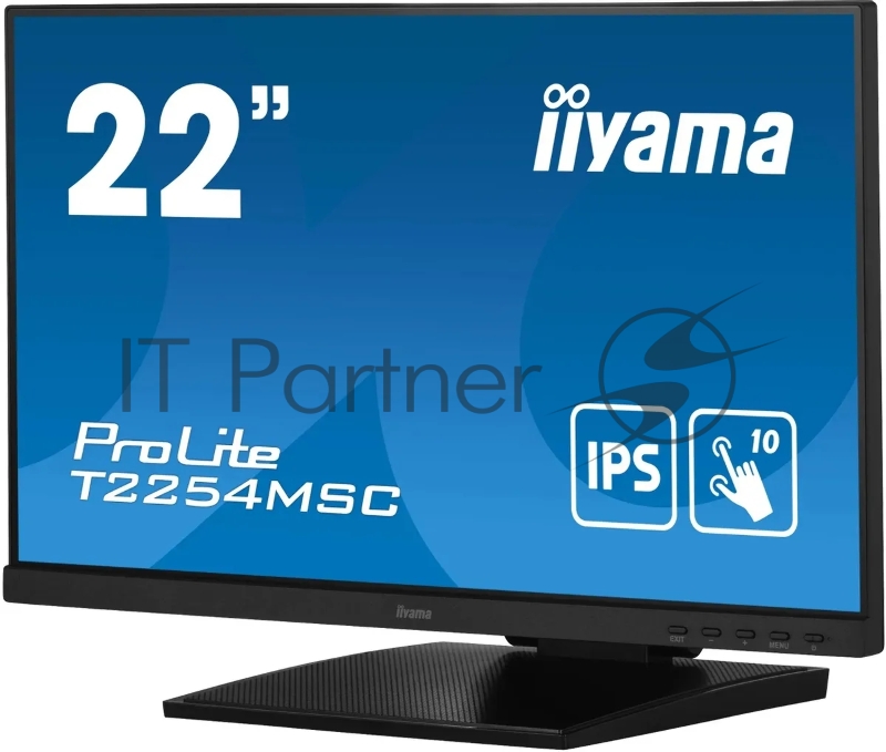 Монитор Iiyama 21.5 ProLite T2254MSC-B1AG черный IPS LED 16:9 HDMI M/M глянцевая HAS 250cd 178гр/178гр 1920x1080 60Hz DP FHD USB Touch 4.9кг