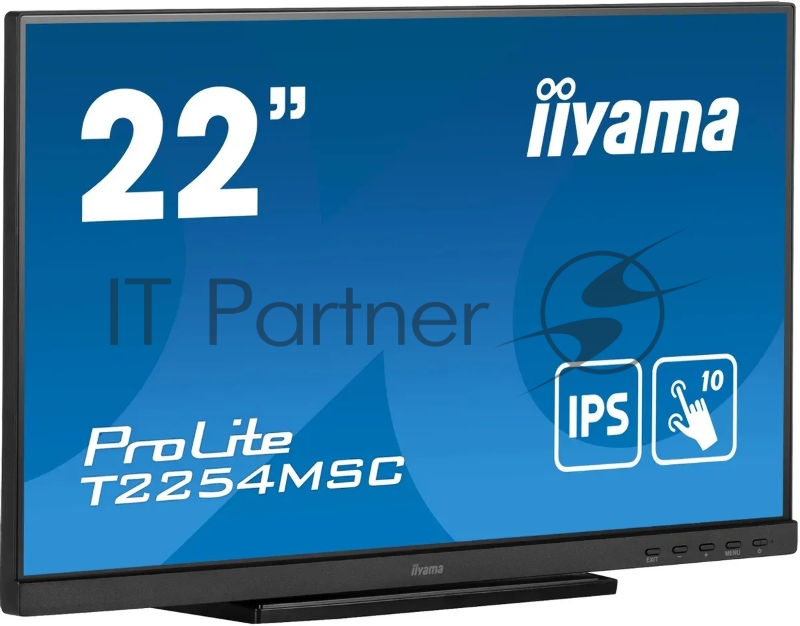 Монитор Iiyama 21.5 ProLite T2254MSC-B1AG черный IPS LED 16:9 HDMI M/M глянцевая HAS 250cd 178гр/178гр 1920x1080 60Hz DP FHD USB Touch 4.9кг
