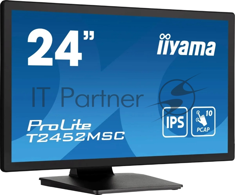 Монитор Iiyama 23.8 ProLite T2452MSC-B1 черный IPS LED 14ms 16:9 HDMI M/M матовая 400cd 178гр/178гр 1920x1080 60Hz DP FHD USB Touch 5.6кг