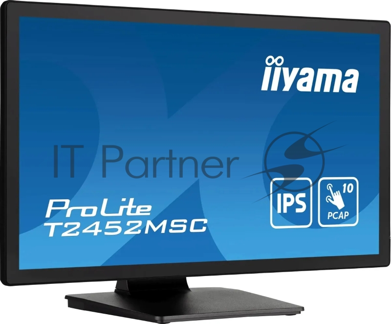 Монитор Iiyama 23.8 ProLite T2452MSC-B1 черный IPS LED 14ms 16:9 HDMI M/M матовая 400cd 178гр/178гр 1920x1080 60Hz DP FHD USB Touch 5.6кг