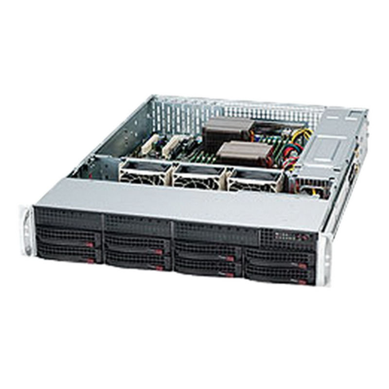 Корпус для сервера 2U 800/1000W CSE-825TQC-R1K03LPB SUPERMICRO