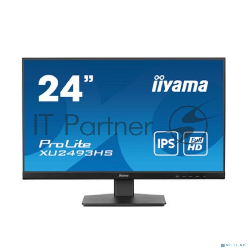 Монитор Iiyama 23.8 ProLite XU2493HS-B6 черный IPS LED 16:9 HDMI M/M матовая 250cd 178гр/178гр 1920x1080 100Hz DP FHD 3.5кг