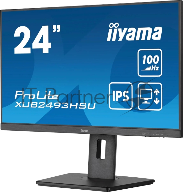 Монитор Iiyama 23.8 ProLite XUB2493HSU-B6 черный IPS LED 1ms 16:9 HDMI M/M матовая HAS Piv 250cd 178гр/178гр 1920x1080 100Hz DP FHD USB 4.6кг