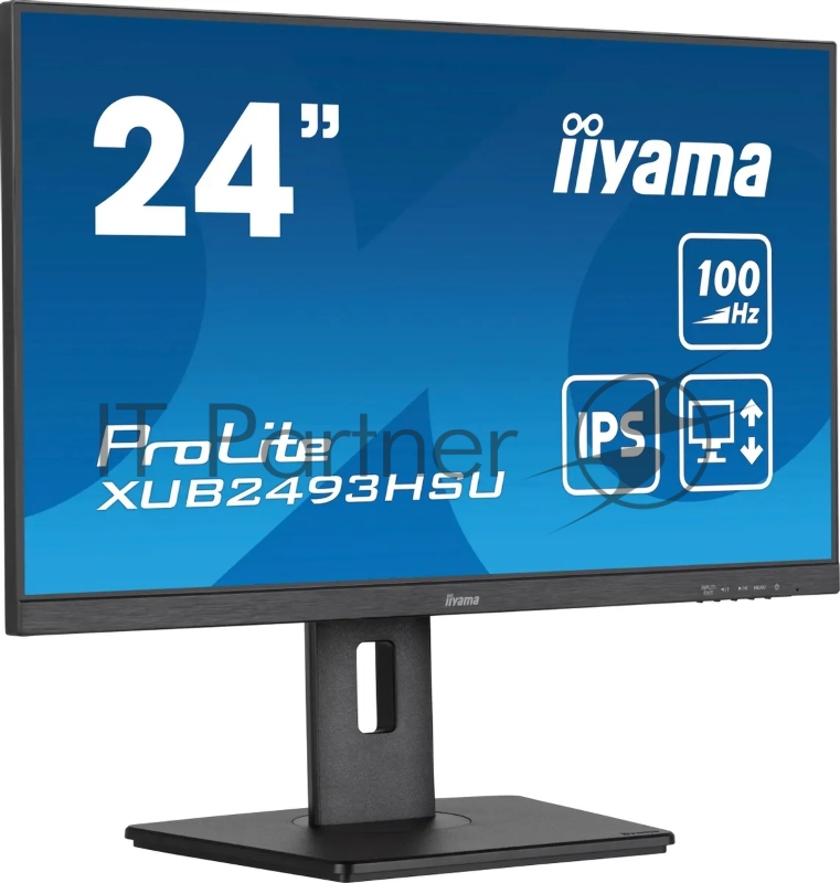 Монитор Iiyama 23.8 ProLite XUB2493HSU-B6 черный IPS LED 1ms 16:9 HDMI M/M матовая HAS Piv 250cd 178гр/178гр 1920x1080 100Hz DP FHD USB 4.6кг
