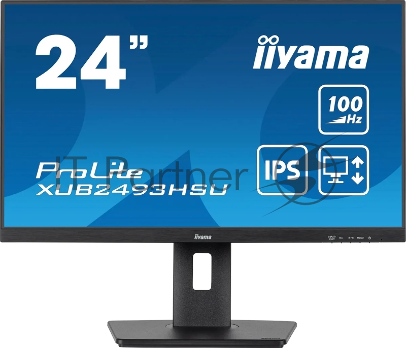 Монитор Iiyama 23.8 ProLite XUB2493HSU-B6 черный IPS LED 1ms 16:9 HDMI M/M матовая HAS Piv 250cd 178гр/178гр 1920x1080 100Hz DP FHD USB 4.6кг