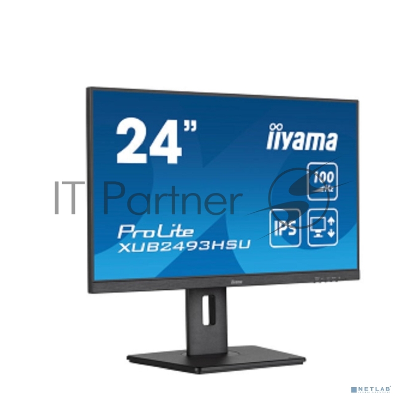 Монитор Iiyama 23.8 ProLite XUB2493HSU-B6 черный IPS LED 1ms 16:9 HDMI M/M матовая HAS Piv 250cd 178гр/178гр 1920x1080 100Hz DP FHD USB 4.6кг