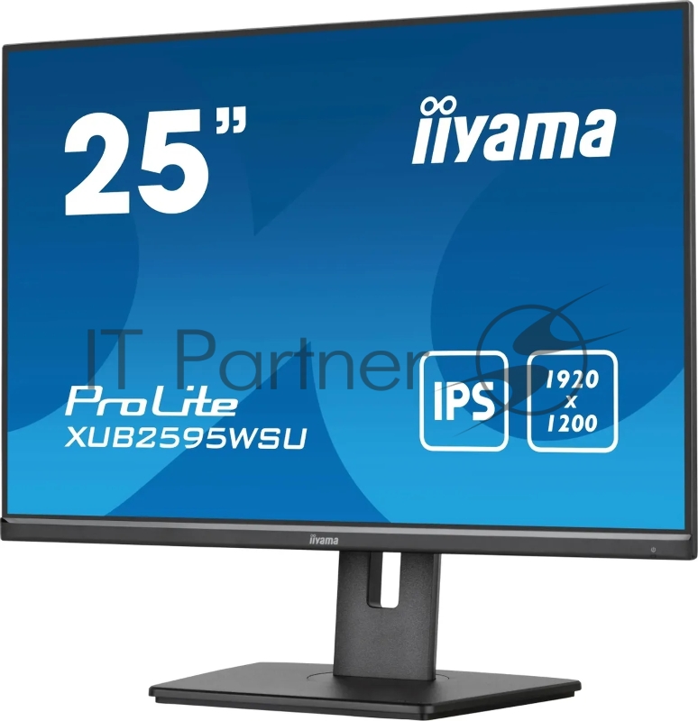 Монитор Iiyama 25 ProLite XUB2595WSU-B5 черный IPS LED 16:10 HDMI M/M матовая HAS Piv 1000:1 300cd 178гр/178гр 1920x1200 75Hz VGA DP WU USB 5кг