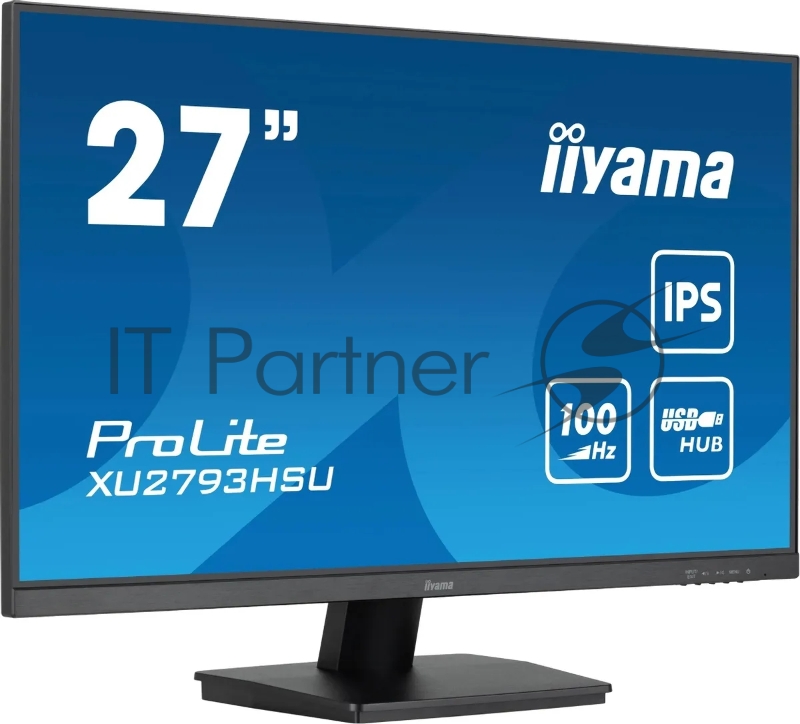 Монитор Iiyama 27 ProLite XU2793HSU-B6 черный IPS LED 1ms 16:9 HDMI M/M матовая 250cd 178гр/178гр 1920x1080 100Hz DP FHD USB 3.8кг