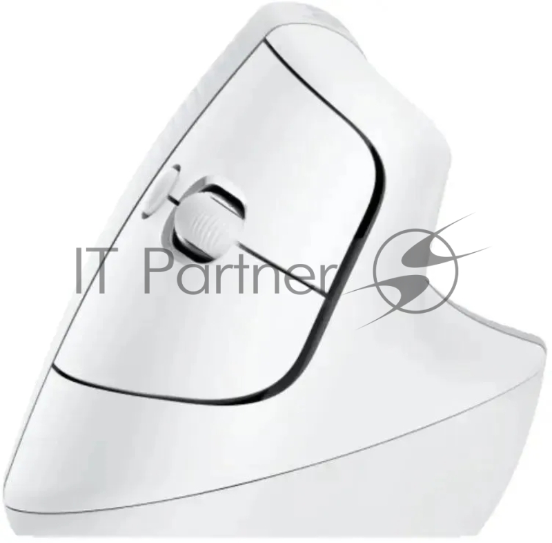 Мышь Logitech Lift белый оптическая (4000dpi) silent беспроводная BT/Radio USB для ноутбука (5but)